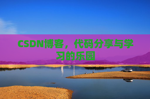 CSDN博客，代码分享与学习的乐园